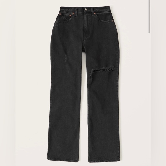 Abercrombie & Fitch Curve Love 90s Ultra High Rise Relaxed Jeans - Picture 2 of 6